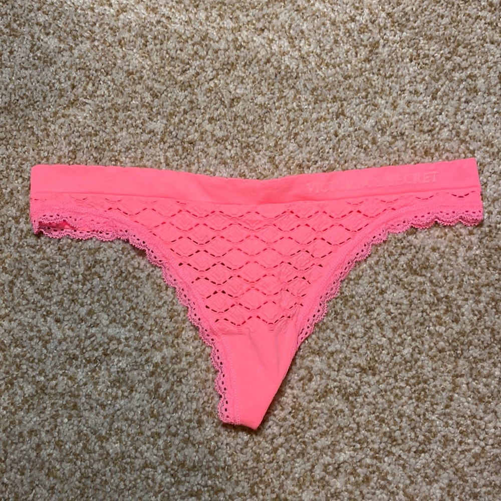 NWT Pink Victoria’s Secret thong NWT vintage